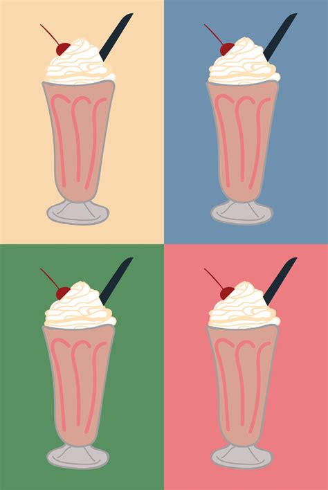 Retro Milkshake Design