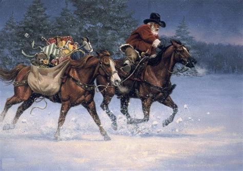 Free Christmas Cards: Cowboy Christmas Cards