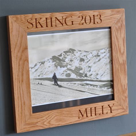 Personalised Solid Oak Frames By The Oak & Rope Company ...