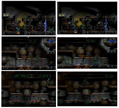 Abe's Oddysee PS1 vs PC Gameplay Graphics Comparison : r/oddworld