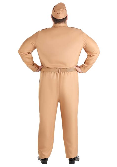 Men's Plus Size WW2 Army Costume | Military Costumes