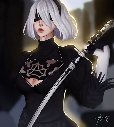 2B [Fanart] by Xiaoninee on DeviantArt