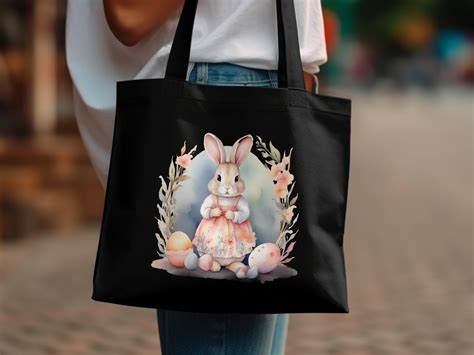 Pale Floral Bunny Clipart, Cute Easter Bunny Clipart, Pastel Watercolor