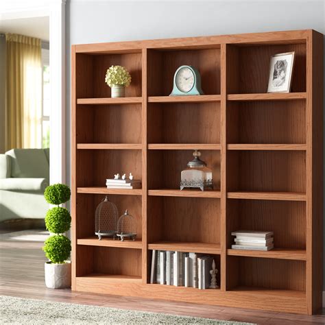 Winston Porter Flannagan 72'' H x 72'' W Library Bookcase & Reviews ...