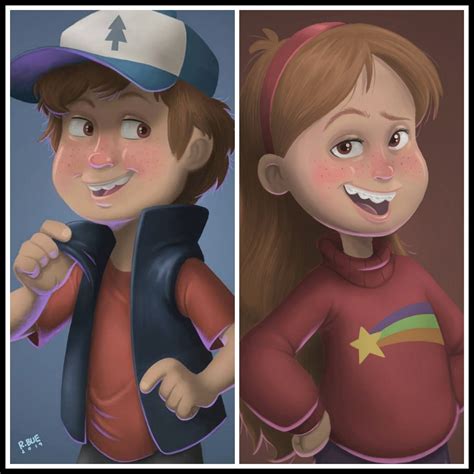 Dipper and Mabel fan art. : r/gravityfalls