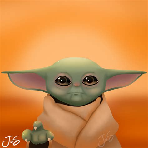 Baby Yoda Fan Art suuushiii - Illustrations ART street