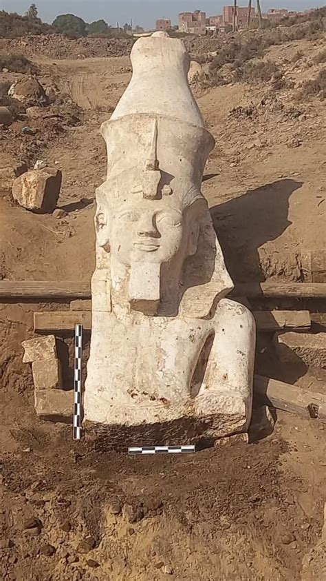 Huge Statue Of Pharaoh Ramesses II Unearthed In The Ancient City Of ...
