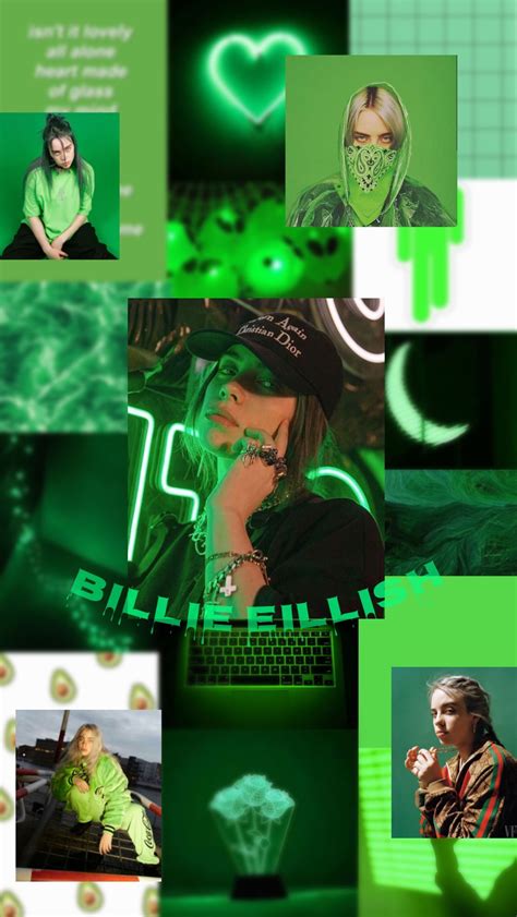 Billie Eilish Aesthetics Green Wallpapers - Wallpaper Cave