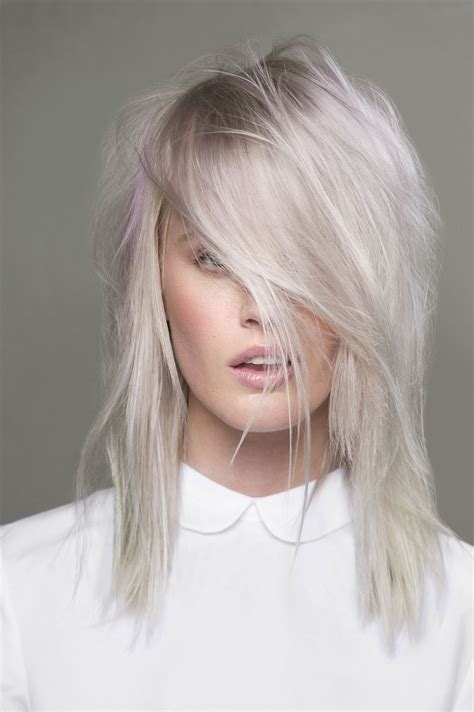 Platinum hair