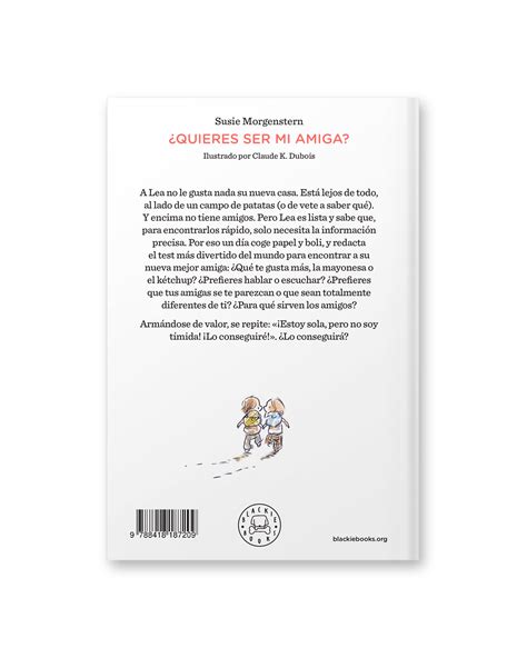 ¿Quieres ser mi amiga? | Blackie Books