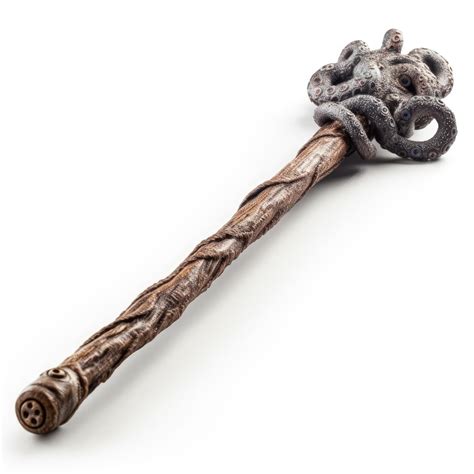 Premium AI Image | Photo witch wand wrapped by octopus tentacle