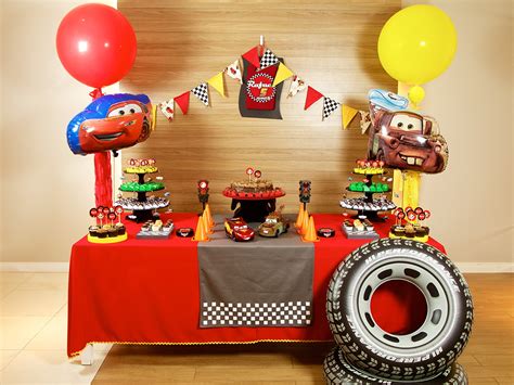 Festa Infantil Carros Decoração - Decoração De Festa Infantil Dos Carros Simples - Últimas Decoração