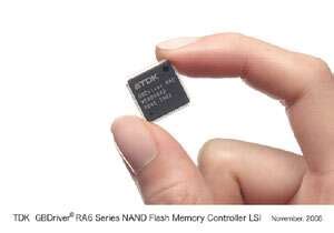 nand flash memory controller lsi supports latest flash memory chips edn