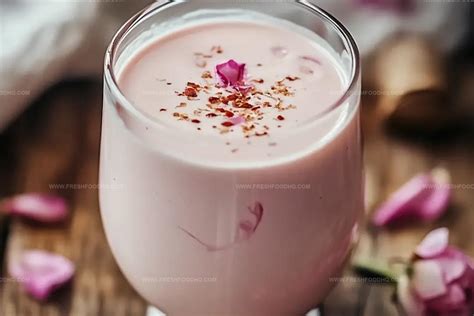 creamiest rose milk recipe  sweet floral refreshment fresh food hq