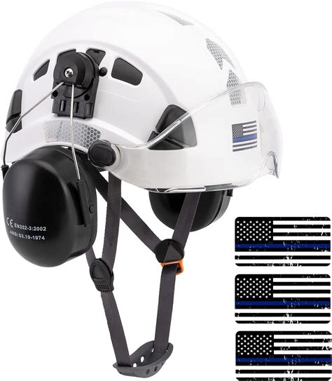 Hard Hats Construction Safety Helmet, LOHASTAR Vented Hard Hat ANSI Z89