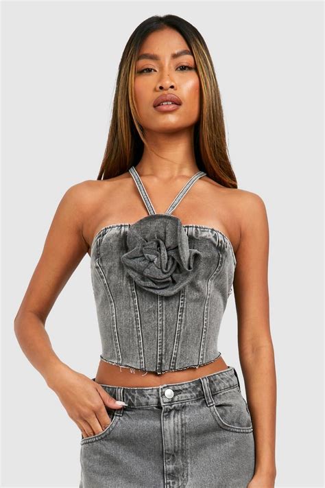 Denim Tops | Women's Denim Shirts | boohoo UK