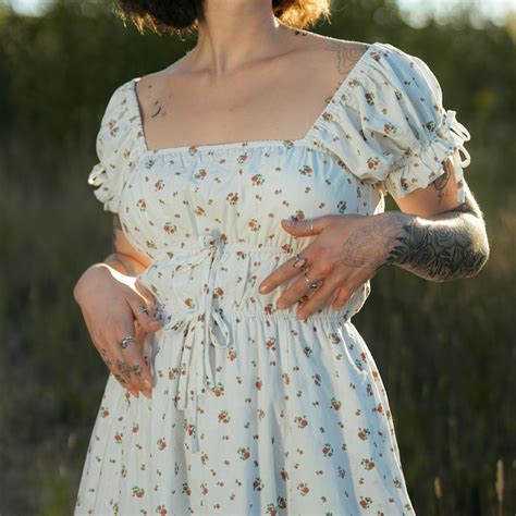 cute white summer dresses etsy