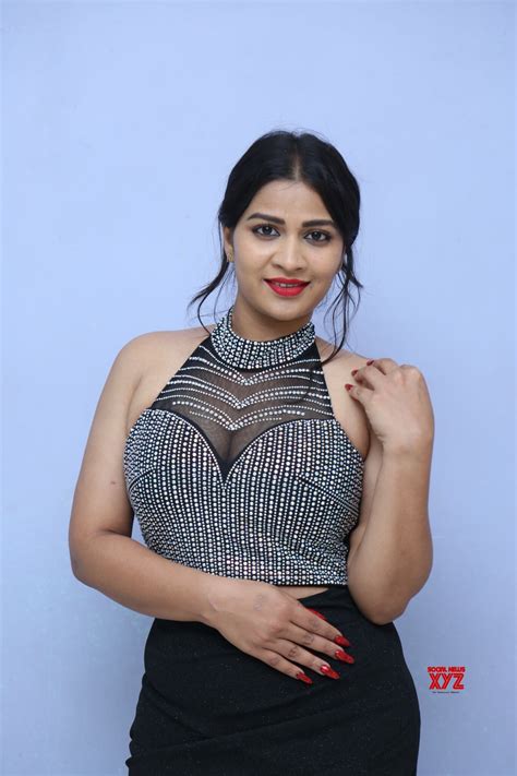 Actress Inaya Sultana Glam Stills From Nataratnalu Movie Audio Launch