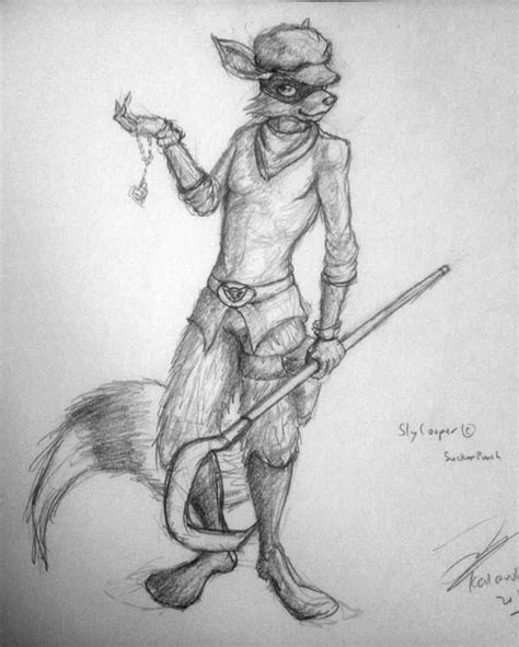 Sly Cooper fan art by kai-whitewolf on DeviantArt