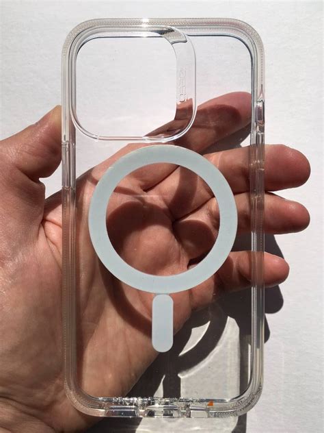 ᐉ Чохол прозорий протиударний Gear4 Crystal Palace MagSafe для Apple ...