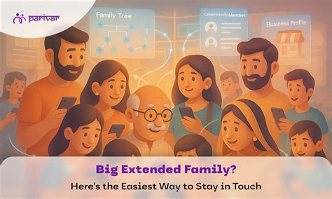how to stay connected with extended family