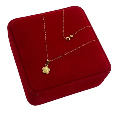 gold flower necklace 7