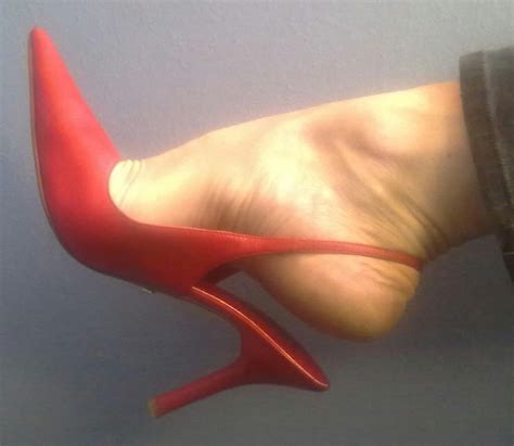 Love4heels — Very sexy red high heel slingbacks