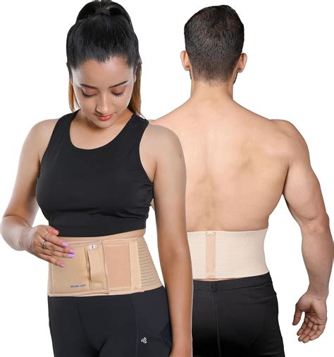 Wonder Care Umbilical Hernia Support Belt - Pain Relief Brace for Belly