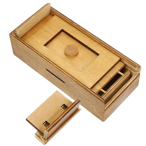 wooden puzzle box property room