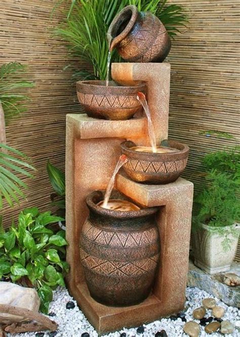 Fonte De Agua Grande - Fonte De Água Decorativa → Pequenas, Grandes, Para Sala