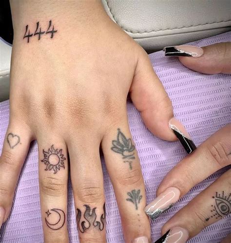 69 Captivating 444 tattoos with Meaning in 2024