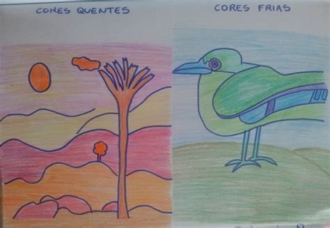 Cores Quentes E Frias Desenhos - 7