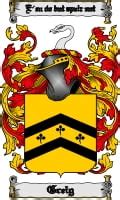 Greig Family Crest Greig Coat of Arms Digital Download - Tradebit