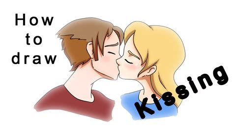 draw  people kissing drawing lesson youtube