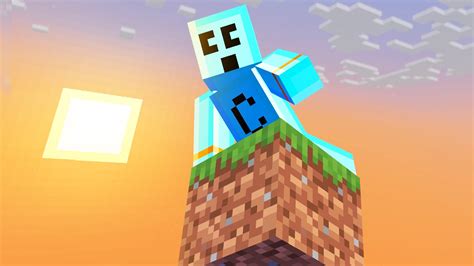 Minecraft but there's Only One Block - YouTube
