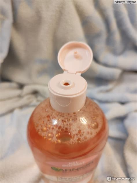 Мицеллярная вода Garnier Розовая «Очищение + Сияние» для тусклой и ...