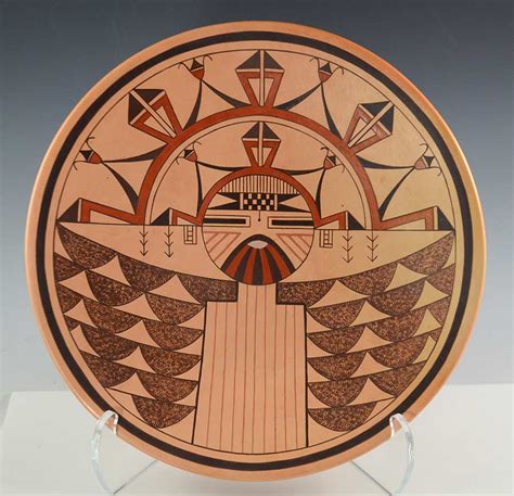 Valerie Kahe Shalako Hopi Plate | Hopi Pottery Sedona