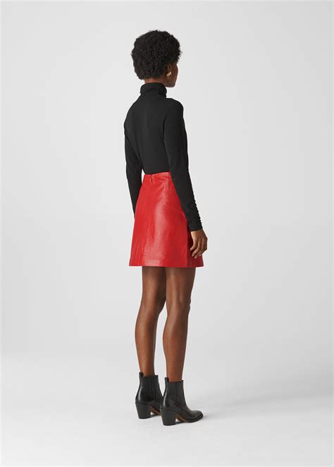 a line leather skirts 4