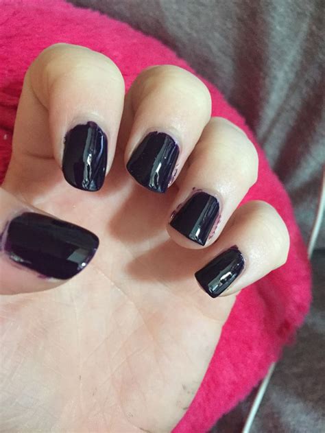 Very Dark Purple Nail Polish