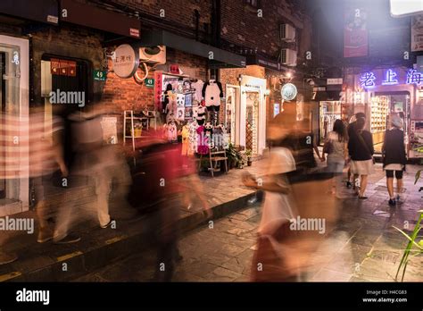 xintiandi nightlife district  res stock photography  images alamy