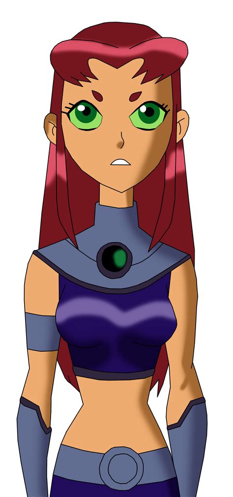 starfire cute front view modest  captainedwardteague  deviantart