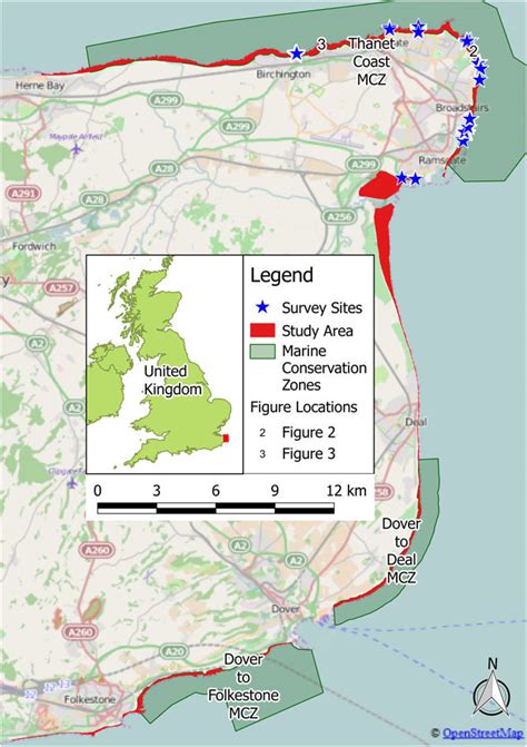 isle  thanet  south kent coast study area  thanet coast marine
