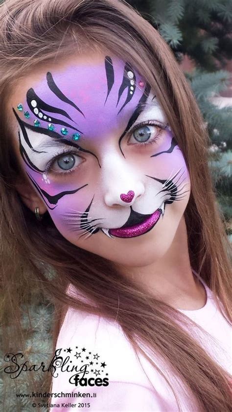40 easy tiger face painting ideas for fun – Artofit