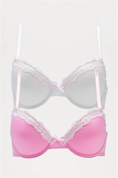 girly pop  pack demi push  bras pinkcombo fashion nova