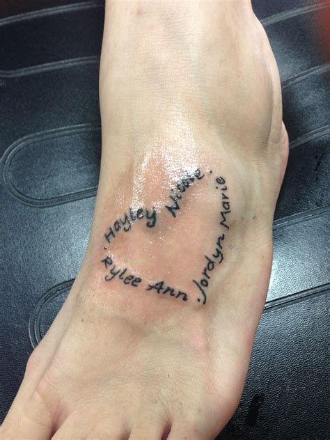 tattoos with children's names ideas 1