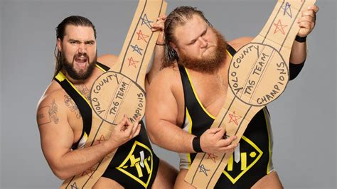 Heavy Machinery pose with the Yolo County Tag Team Titles: photos | WWE