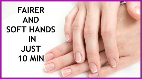 soft smooth fairer hands home remedy  rough dry
