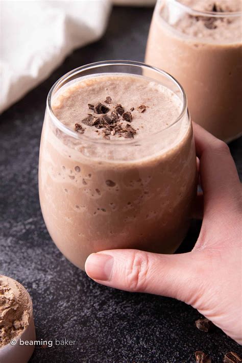 Vegan Chocolate Protein Shake Recipe | Bryont Blog