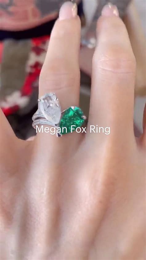 Megan Fox Ring | Fancy jewelry necklace, Unique gold jewelry designs