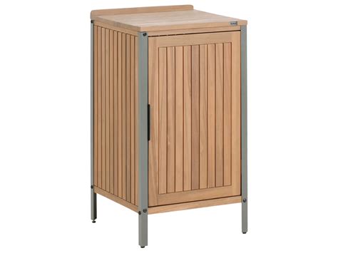 Outdoor Kitchen Cabinet IVREA Certified Acacia Wood Brown | Beliani.pl